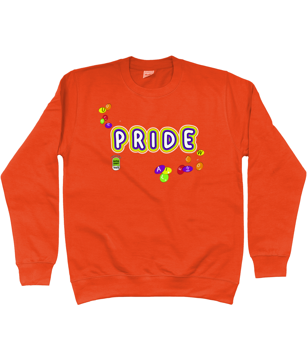 Pride Cotton Sweatshirt - Alien Cow