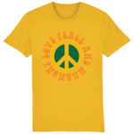 Love Peace and Harmony Organic Cotton Tee - Alien Cow