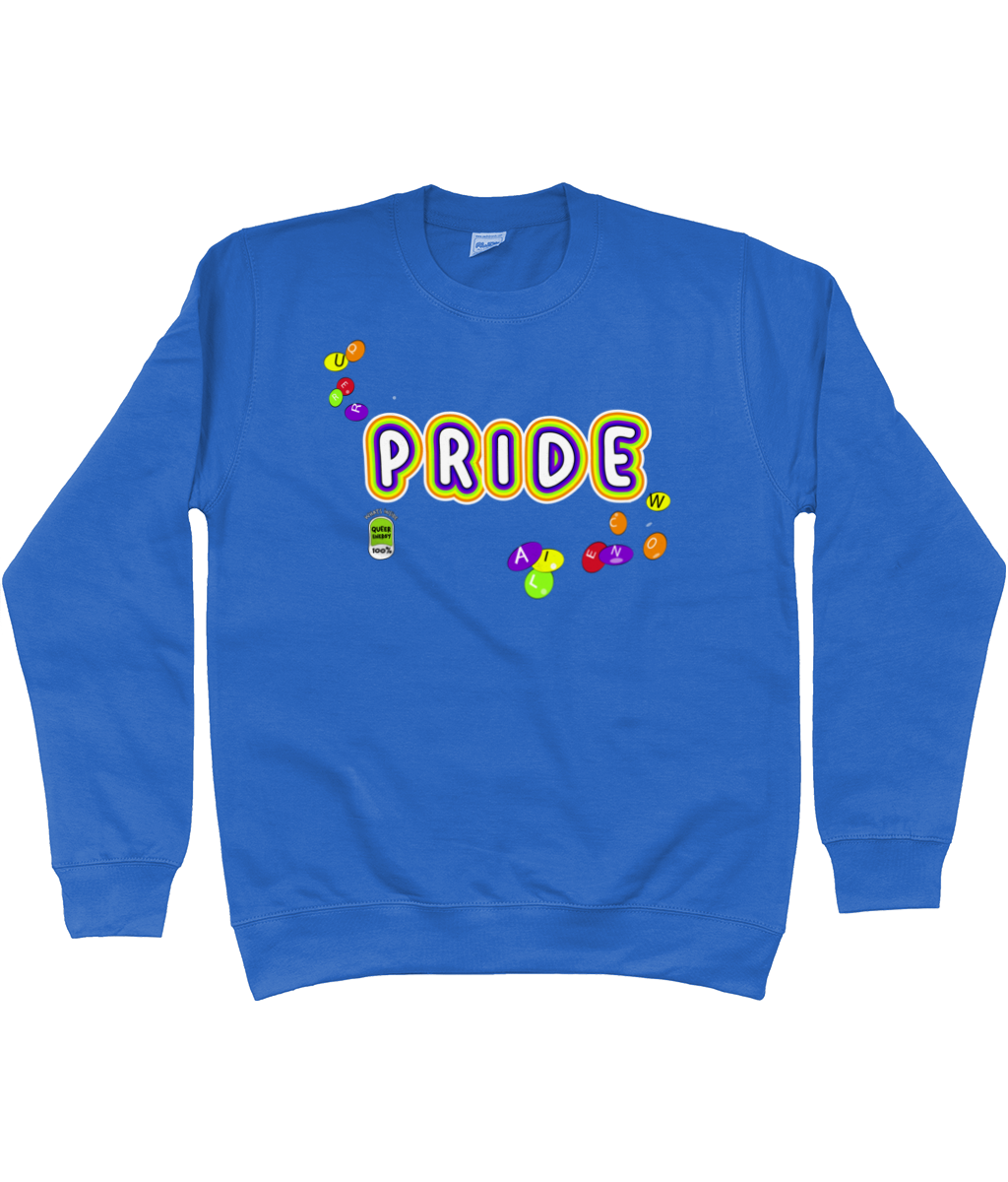 Pride Cotton Sweatshirt - Alien Cow