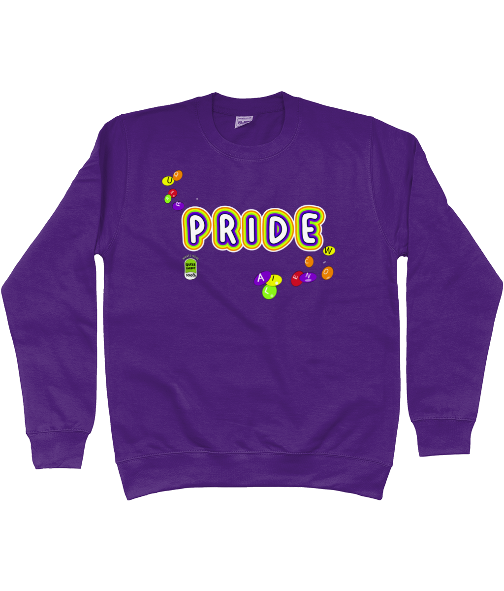 Pride Cotton Sweatshirt - Alien Cow