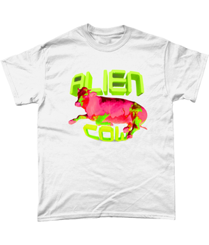 Alien Cow || Heavy Cotton T-Shirt - Alien Cow