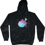 Over The Moon Hoodie - Alien Cow