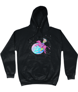 Over The Moon Hoodie - Alien Cow