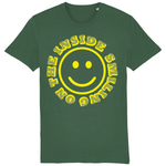 Smiling On The Inside Organic Cotton T-Shirt - Alien Cow