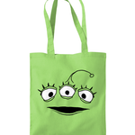 We Come In Peace Shoulder Tote Bag - Alien Cow