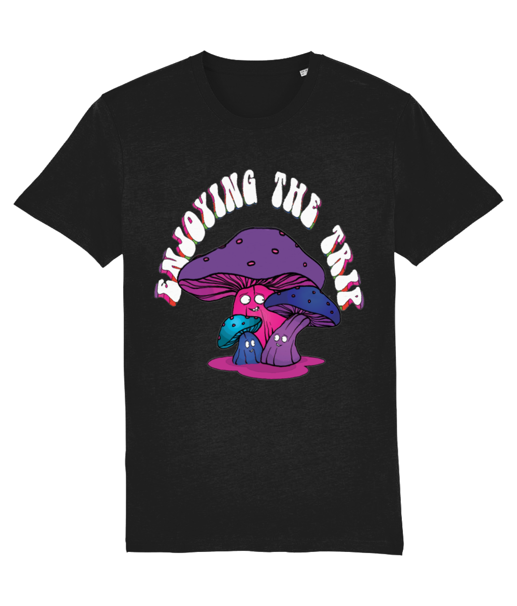 Enjoying The Trip Organic Tee - Alien Cow