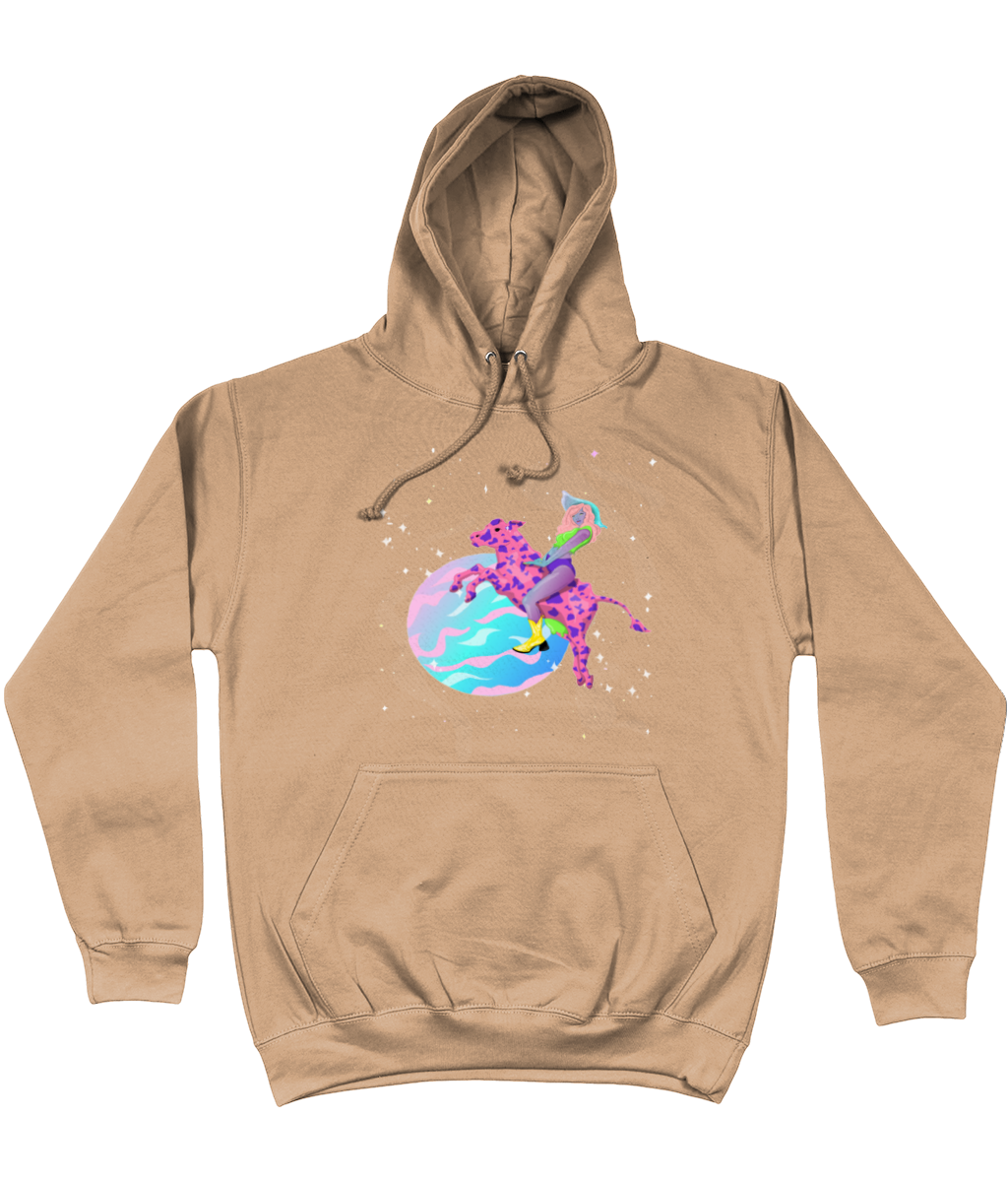 Over The Moon Hoodie - Alien Cow