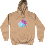 Over The Moon Hoodie - Alien Cow