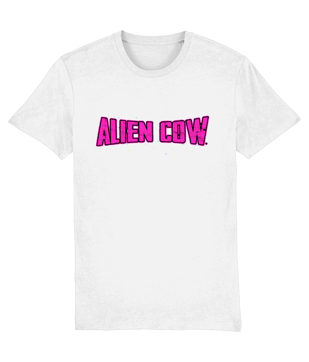 Meet Me On Mars Organic Cotton Tee - Alien Cow