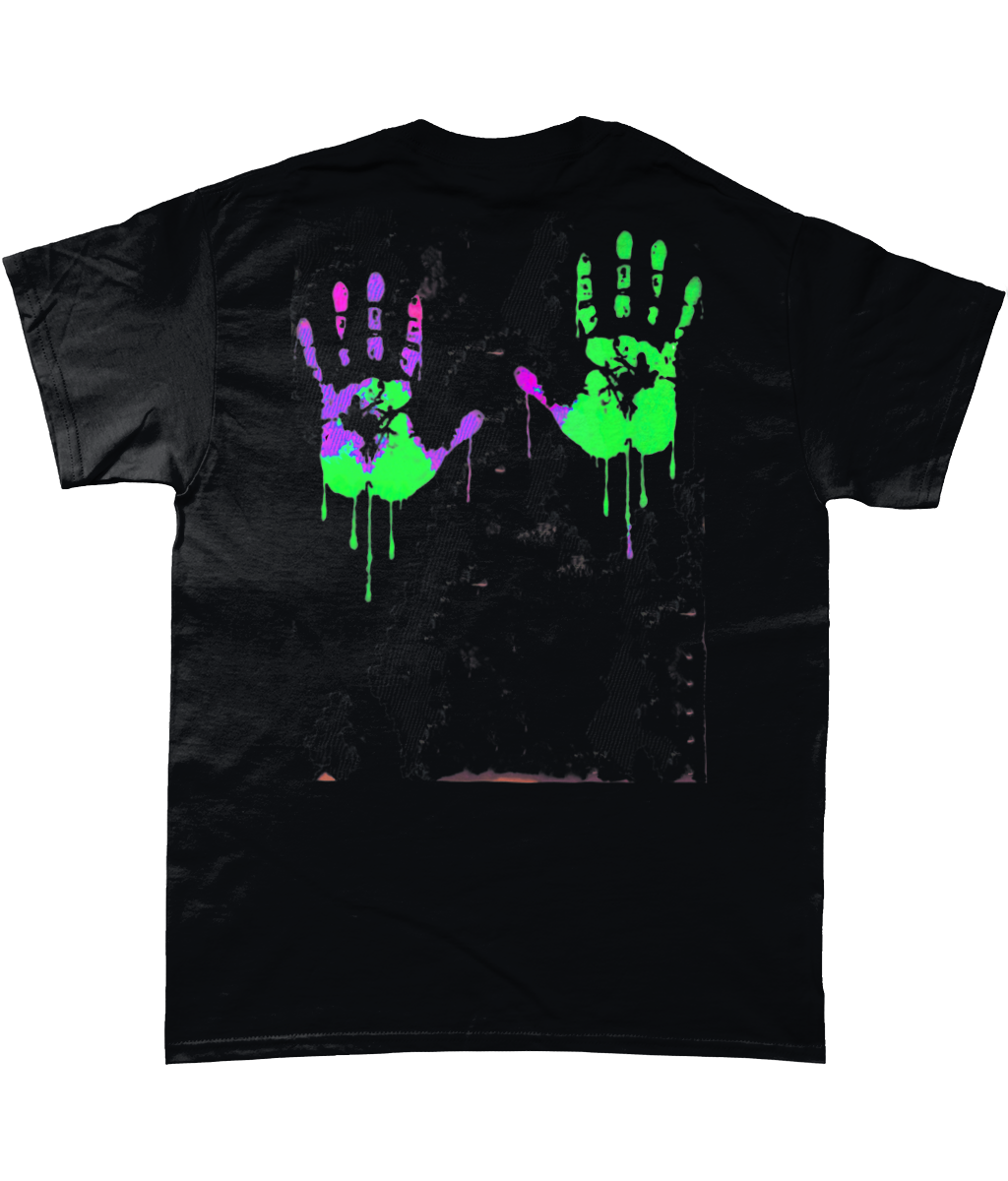 Save Me Neon  Heavy Cotton T-Shirt - Alien Cow