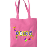 Pride Cotton Shoulder Tote Bag - Alien Cow