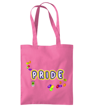 Pride Cotton Shoulder Tote Bag - Alien Cow