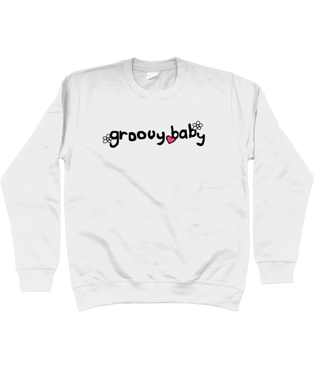 Groovy Baby Sweatshirt - Alien Cow