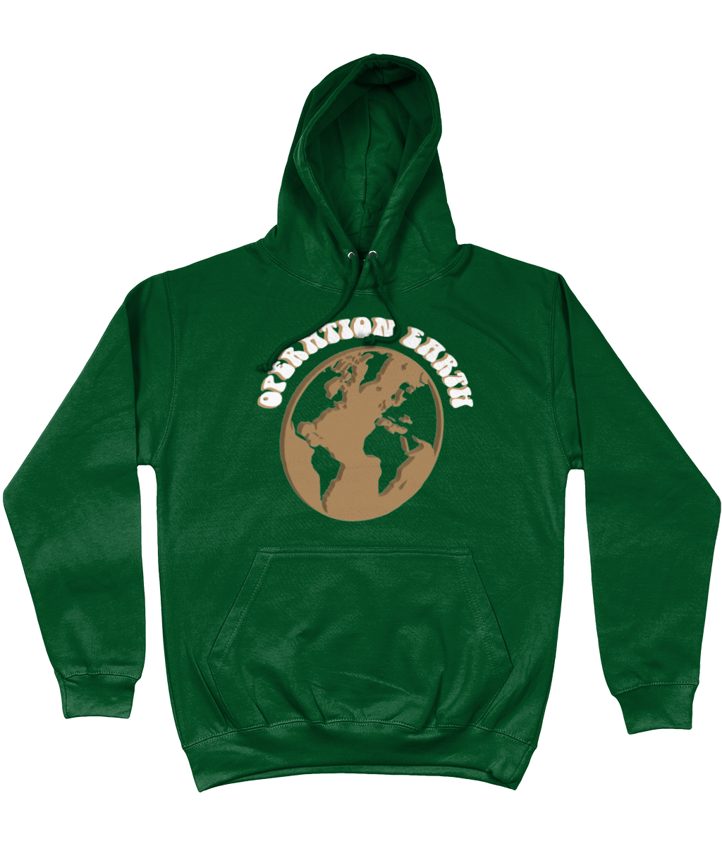 Operation Earth Cotton Hoodie - Alien Cow