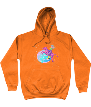 Over The Moon Hoodie - Alien Cow