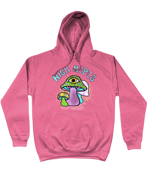 High Hopes Cotton Hoodie - Alien Cow