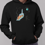 Pizza Over Everything Hoodie - Alien Cow