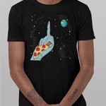 Pizza Over Everything T-Shirt - Alien Cow