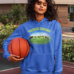 The Grass Is Greener Cotton Hoodie - Alien Cow