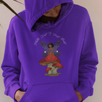 Fairy Dust Cotton Hoodie - Alien Cow