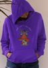 Fairy Dust Cotton Hoodie - Alien Cow