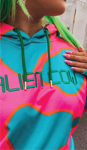 Alien Cow Tracksuit (PINK) - Alien Cow