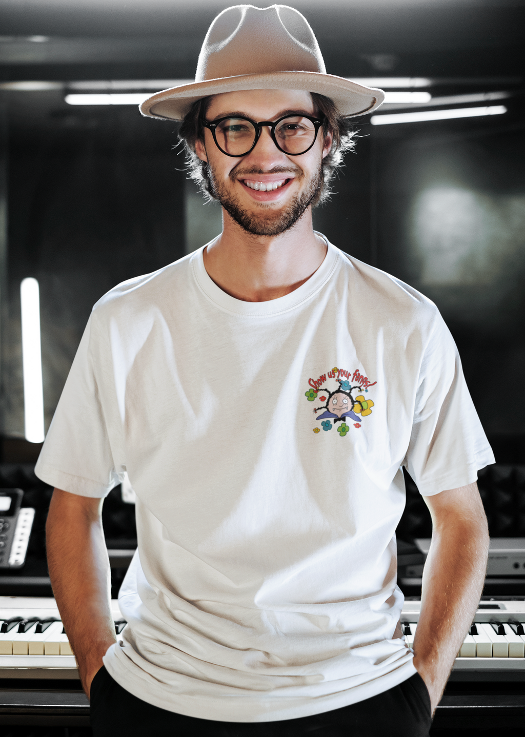 Show Us Your Fangs Spring Heavy Cotton Tee - Alien Cow