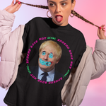 Spread Love Not Germs Boris Tee - Alien Cow