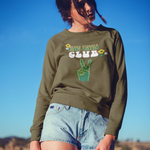 Green Fingers Club Cotton Sweater - Alien Cow