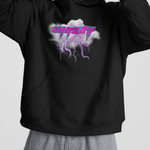 Zhaddy Hot Pink College Cotton Hoodie - Alien Cow