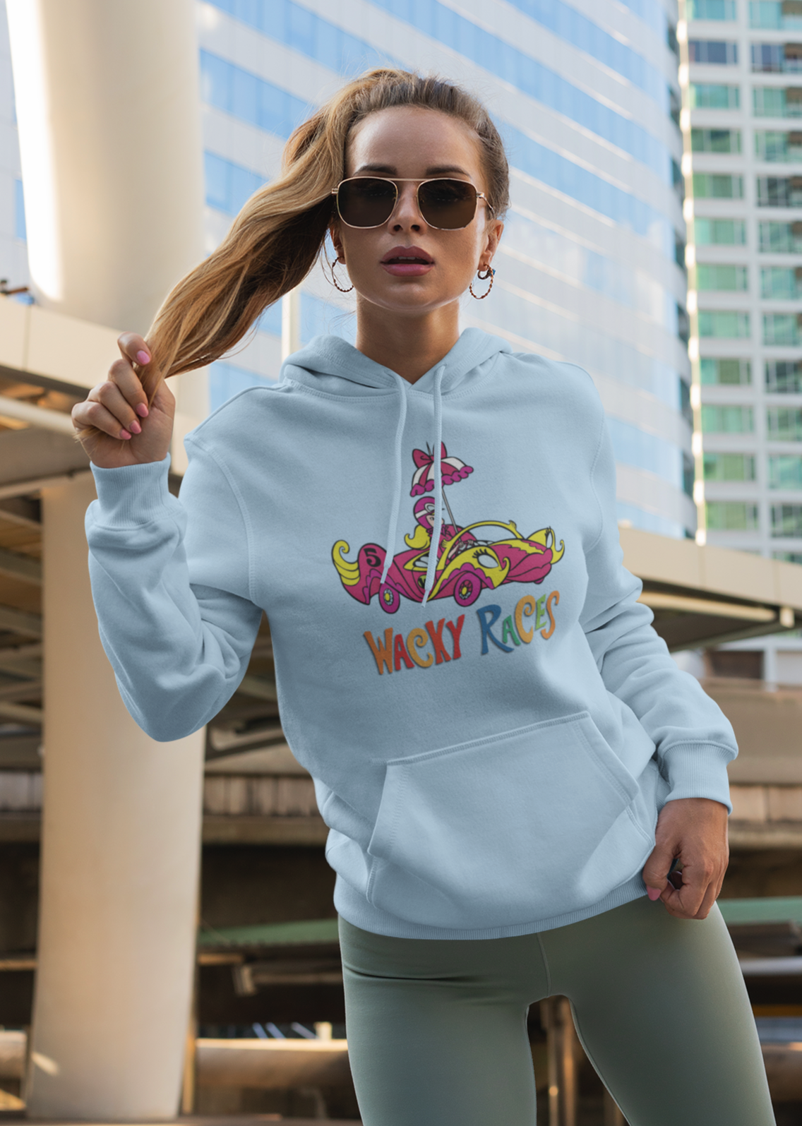 Wacky Races Cotton Hoodie - Alien Cow