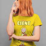 Princess Giant Heavy Cotton Tee - Alien Cow