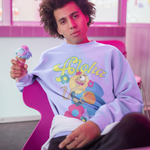 Aloha Cotton Sweatshirt - Alien Cow