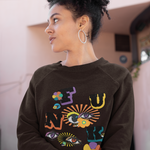 FU-NKY Cotton Sweatshirt - Alien Cow