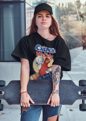 Casper and Wendy Unisex Tee - Alien Cow