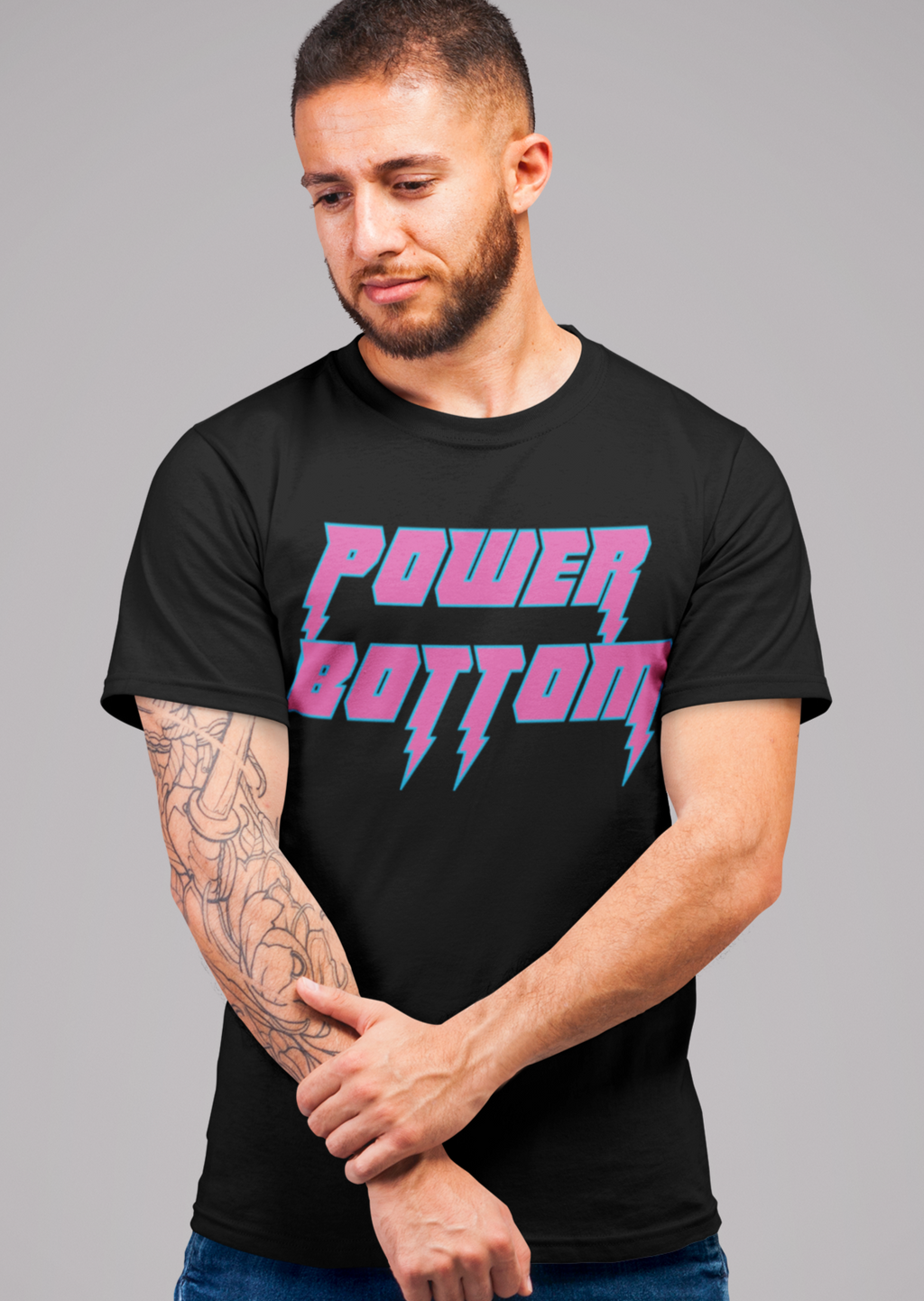 Power Bottom Cotton T-Shirt - Alien Cow