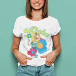Aloha Cotton Tee - Alien Cow