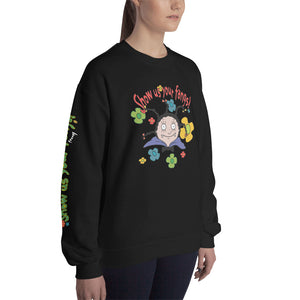 Show Us Your Fangs SS Unisex Sweatshirt - Alien Cow